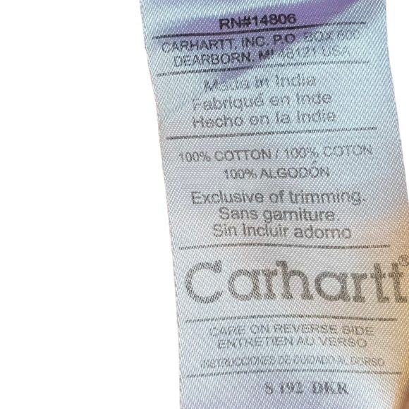 Carhartt Red Plaid Y2K Acid Washed Grunge Western Distressed Button Up Shirt - Picture 11 of 12